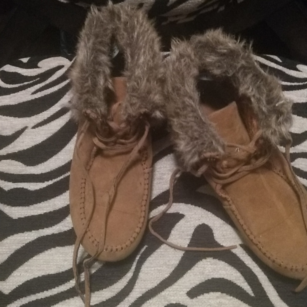 Furry booties
